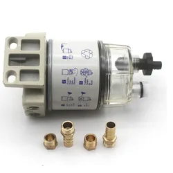 Turbina separadora de agua y combustible de aceite R12T, filtro Racor de motor diésel NPT ZG1/4-19 para 140R 120AT S3240 R12S R12P