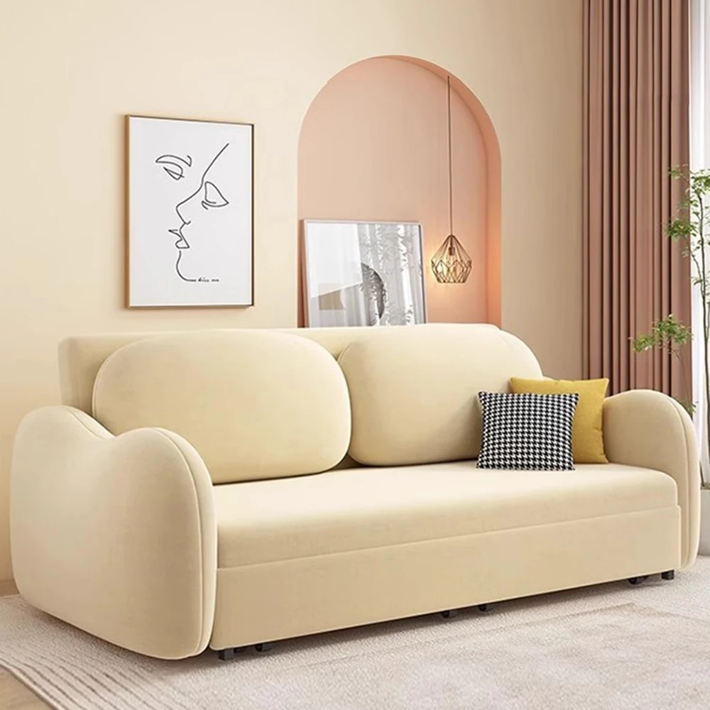 

Couple Multifunctional Sofa Bed Hidden Folding Reading Individual Sofa Living Room Nordic Moveis Para Casa Home Accessories