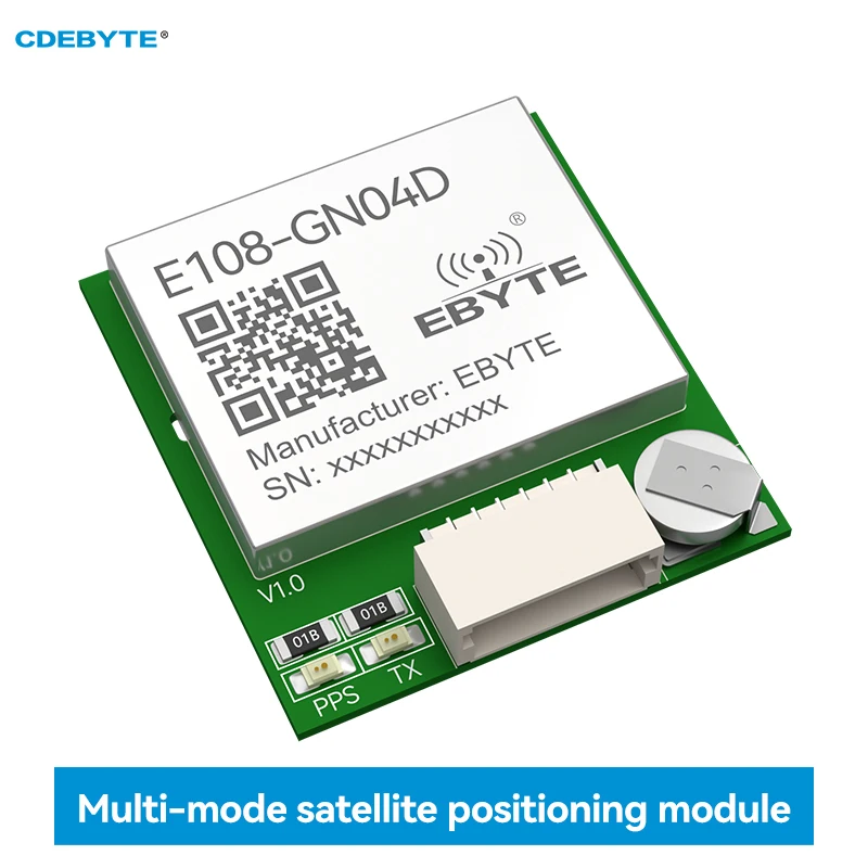 Multi Mode Satellite Positioning Module GPS Module Support BDS/GPS/GLONASS/GALILEO GNSS CDEBYTE E108-GN04D UART Ceramic Antenna