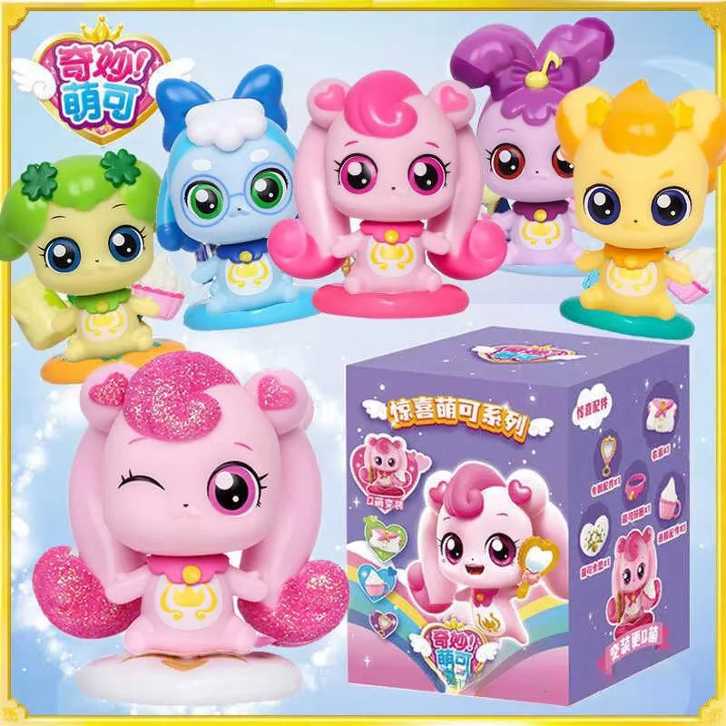 

Hot New Catch!Teenieping Season 6 Cute Doll Little Girl Princess Toys Blind Box Style Set 6pcs Children's Decoration Gifts Toys