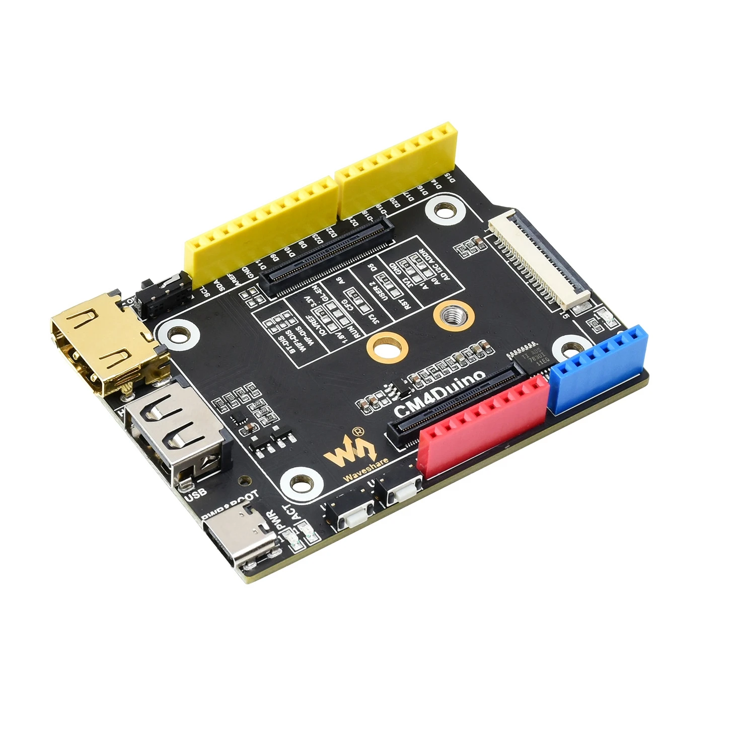 

Высококачественный модуль вычислительного плинтуса Raspberry Pi с 4 слотами USB M.2, модуль вычислительного плинтуса