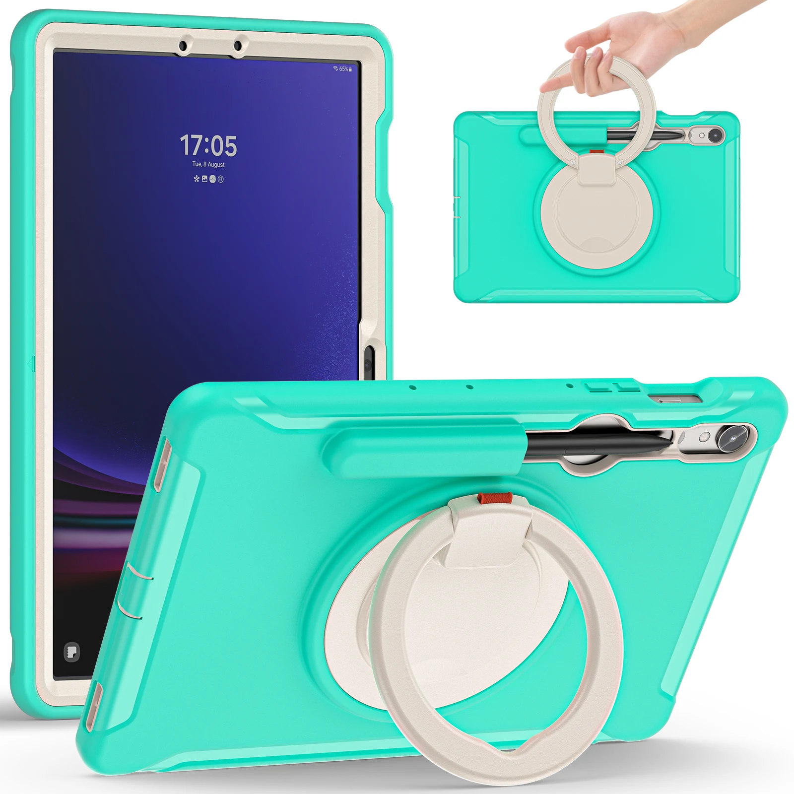 

Stand Case Universal For Galaxy Tab S10 S9 FE S8 S7 11" SM-X520 X526B X510 X516B X710 X716B X700 X706B SM-T870 T875 T876 Cover