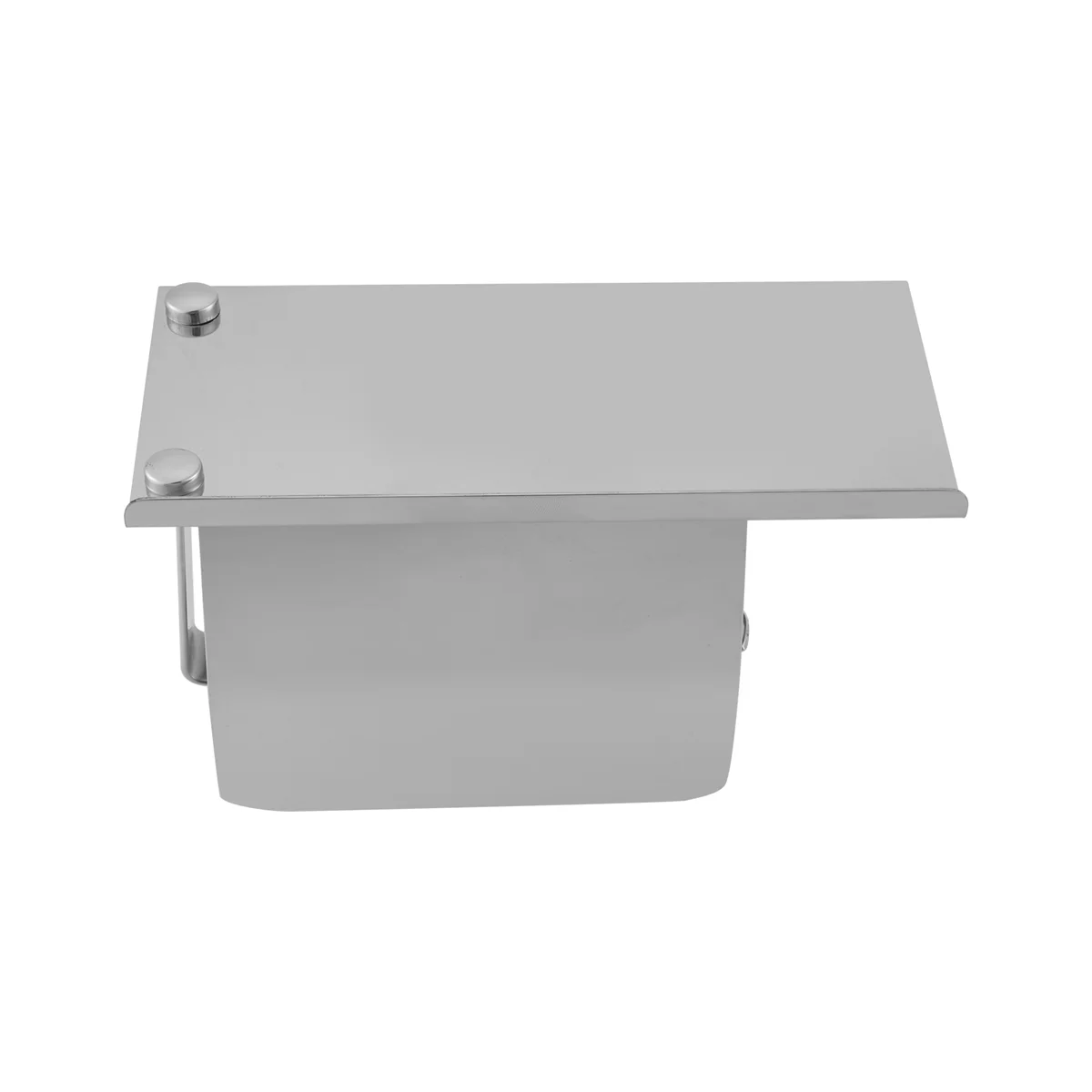 

Sale Modern Stainless Steel Wall Mount Toilet Paper Holder with Phone Shelf Roll Paper Holder Bathroom Fixture Bathroom
