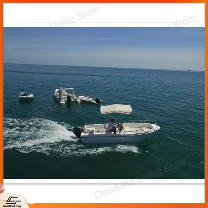 5m Small Fishing Boat Aluminum Hull Vessel for Sale Deep Sea Sport Craft Durable Marine Watercraft High Quality Liya Design