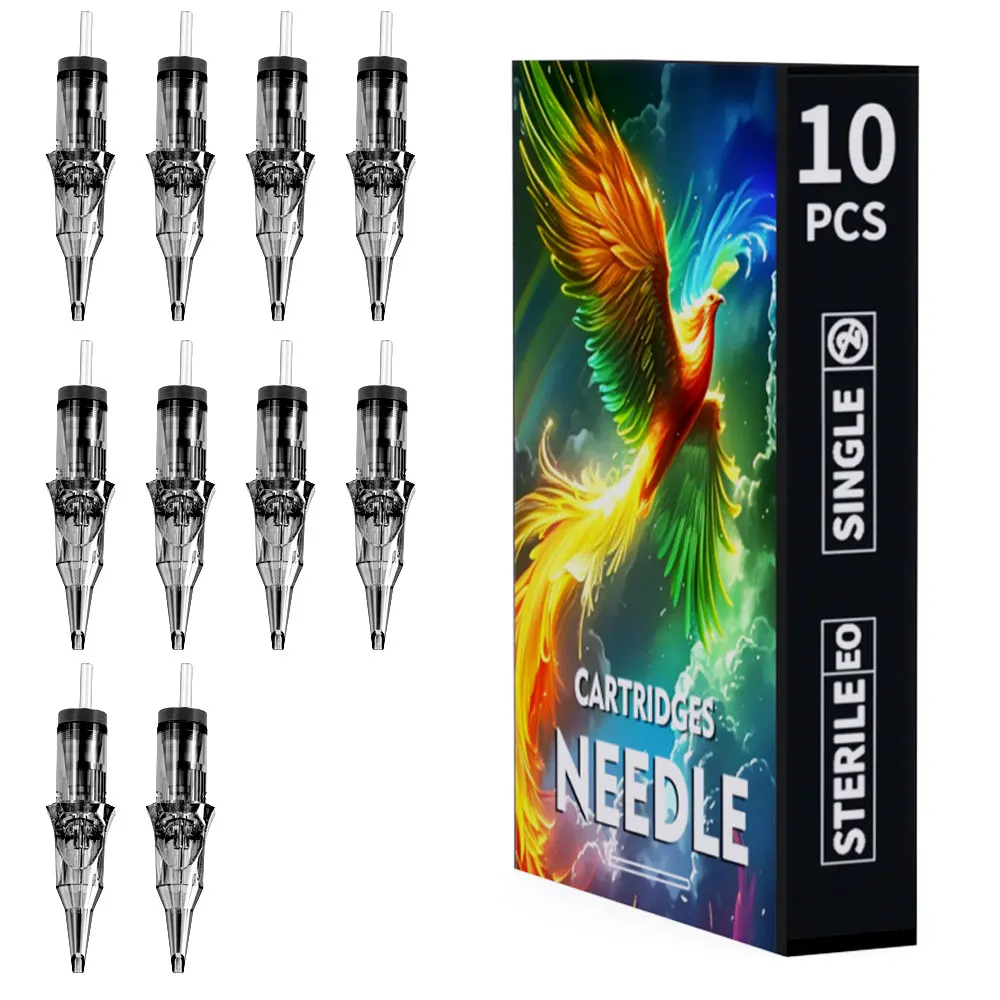 

Иглы для татуировки Goldplume, упаковка из 10 шт., высококачественная японская нержавеющая сталь 316, высококачественные стандартные принадлежности для татуировки, подходят для всех тату-машин