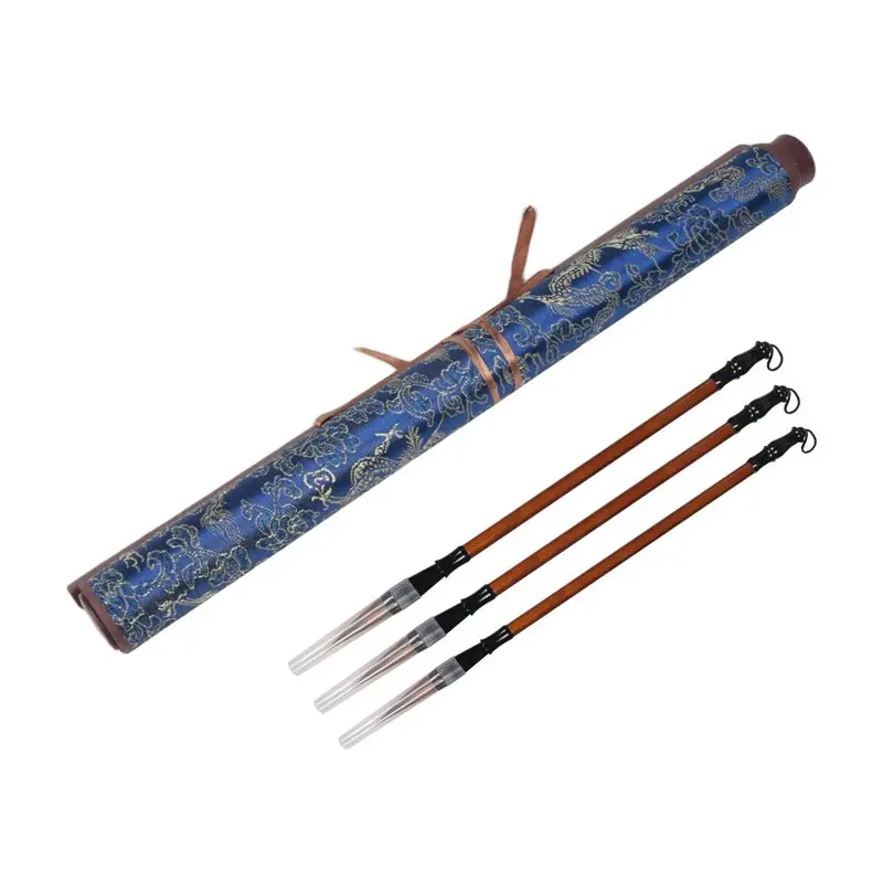 ABJG-Inkless Chinese Calligraphy Set Reusable Water Writing Magic Cloth Scroll Traditional Chinese Calligraphy Writing Pens