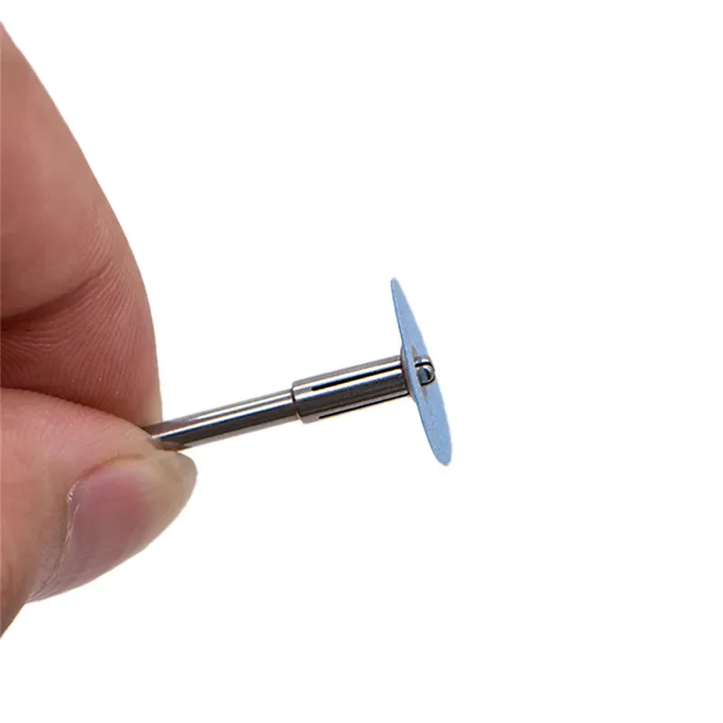 Dental Finishing Polishing Discs Set for Gross Reduction Contouring Teeth Whitening with Mandrel Stripes view 2