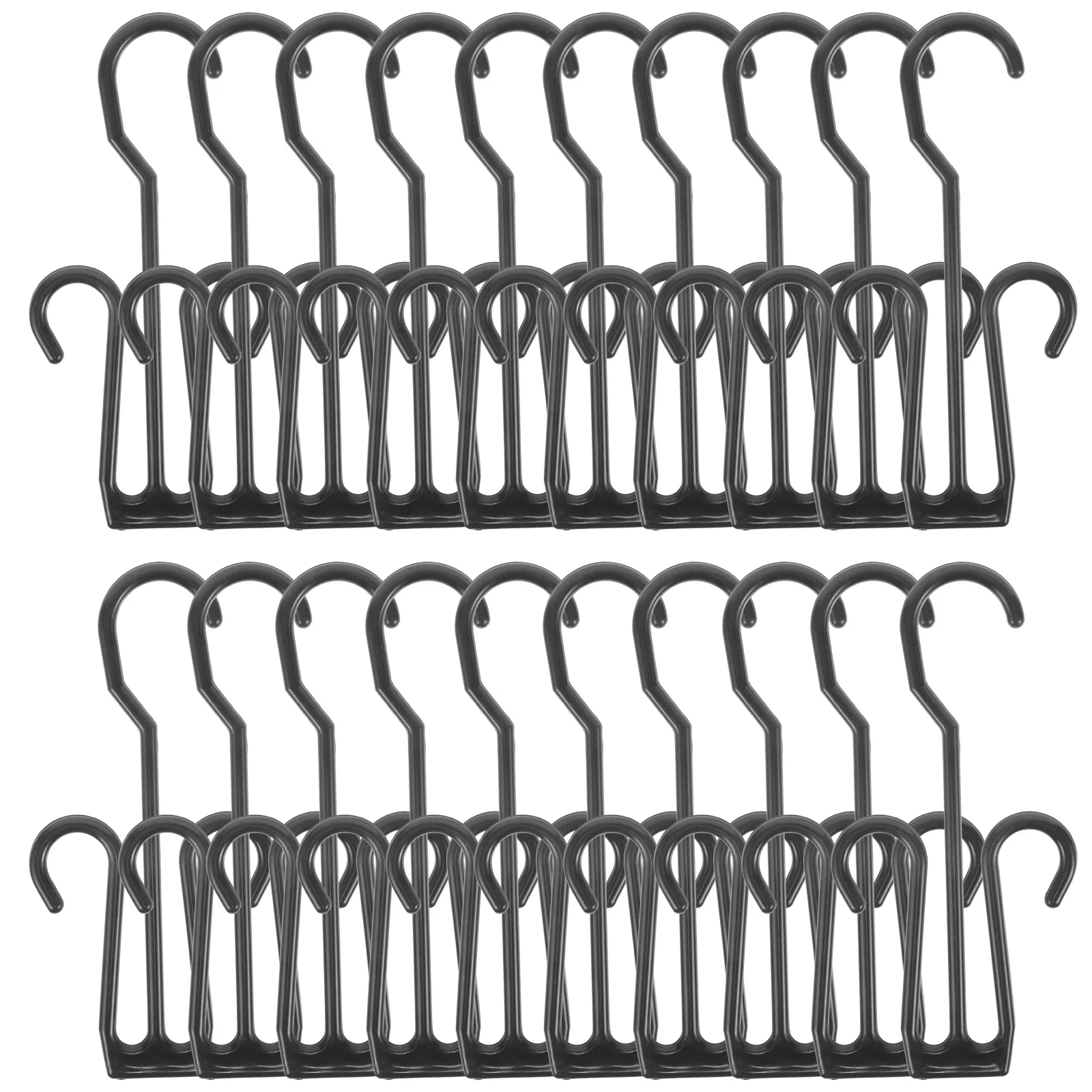 

20Pcs Shoe Hangers Sturdy Plastic Household Shoe Drying Rack Hanging Hooks for Shoes Organizer Display Slipper Drying Rack