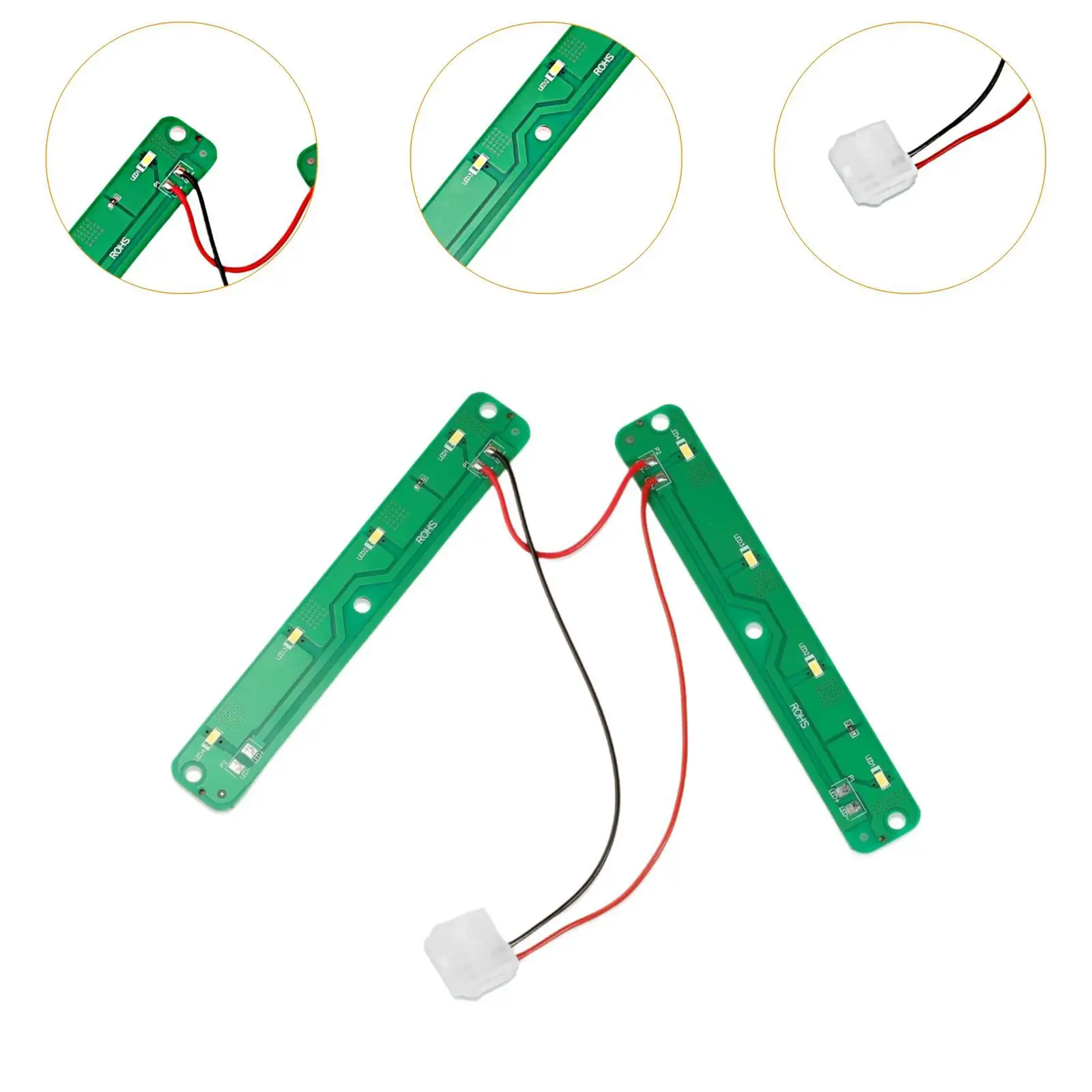 وحدة إضاءة LED للثلاجة W10866538 ملحق احترافي عالي الأداء يستبدل مباشرة لوحة وحدة ضوء الثلاجة