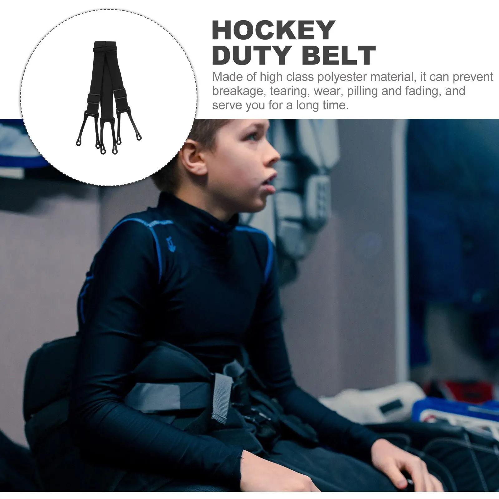 Eishockey Drop Strap Anti-skid Hosen Hosenträger Anti-rutsch Gürtel Hosenträger Elastische Schutz Gürtel Keepers Schutz Hosenträger