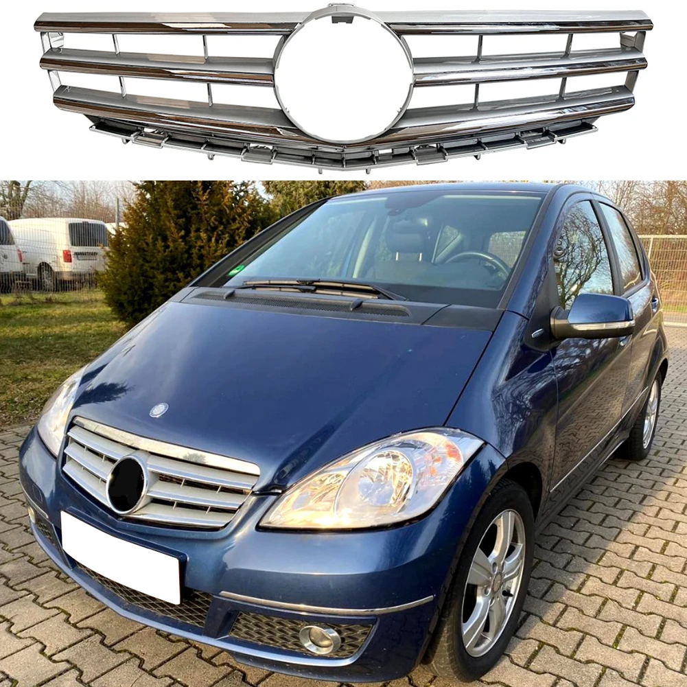 

Front Facelift GrillesUpper Bumper Radiator Fit For Mercedes Benz W169 A Class A160 A180 A200 A220 OEM A1698881360 2005-2012