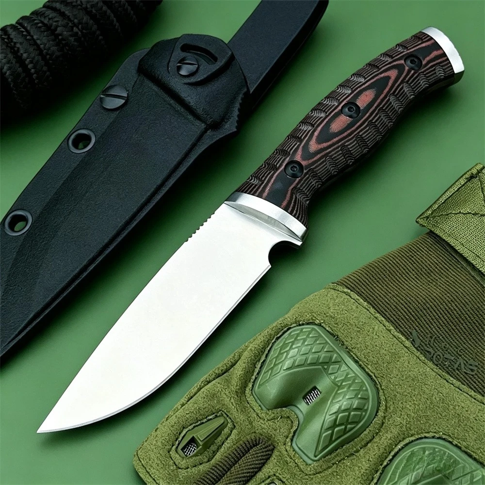 Compact BK 853 Fixed Blade Knife, D2 Blade G10 Grip, and Carry Sheath – Designed for Rainforest Expeditions and Wilderness Tasks