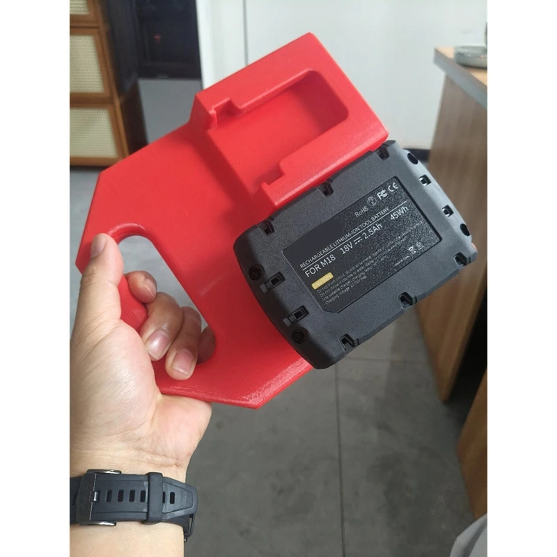 

Battery Holder Adapter for 18V Lithium Battery Storage Rack Battery Rack Storage Box Power Tools