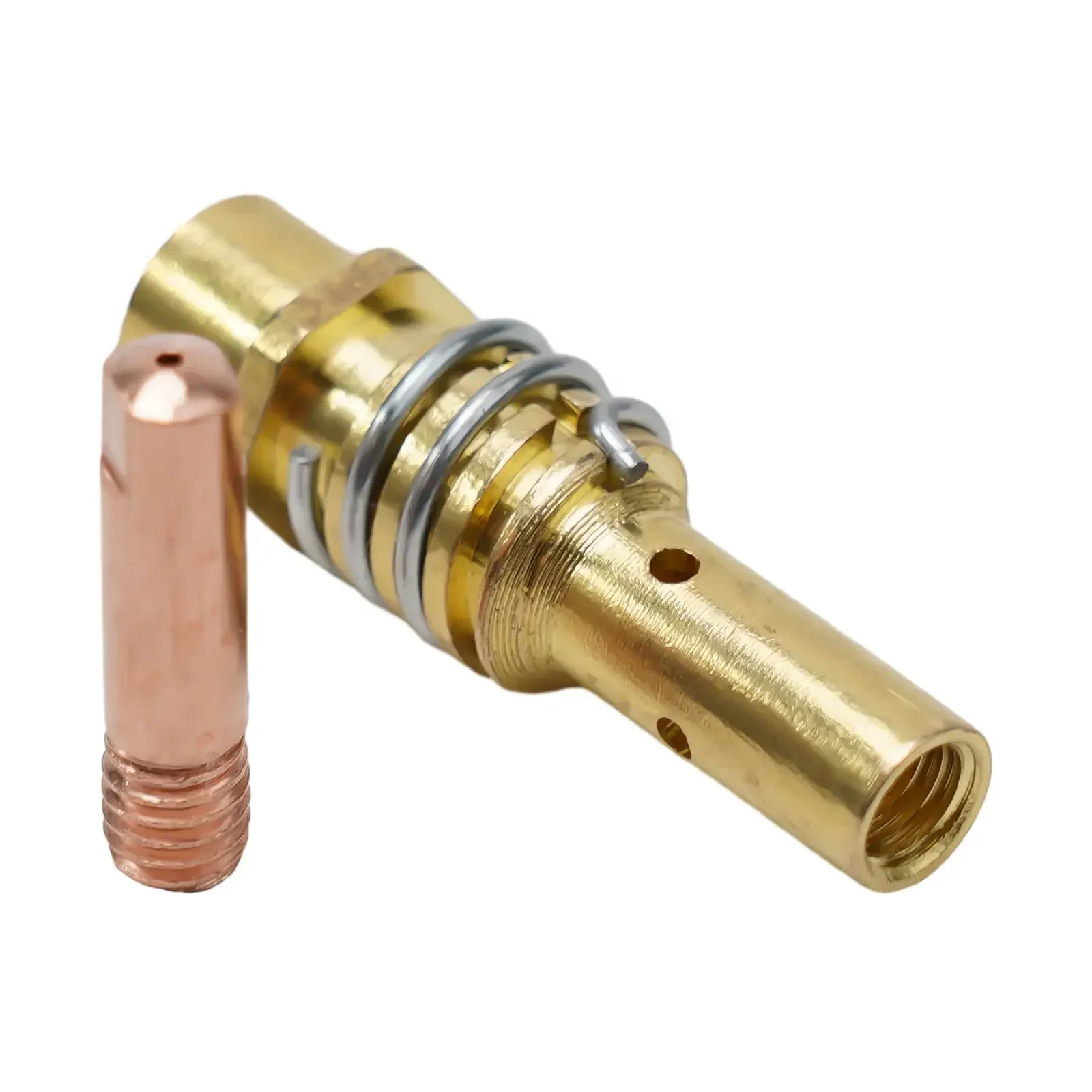 

12Pcs MB15 MIG Welding Nozzle Shroud Contact Tips 0.8mm M6 Tip Holder Kit Nozzle Tip Holder Of 15AK MIG MAG Welding Torch