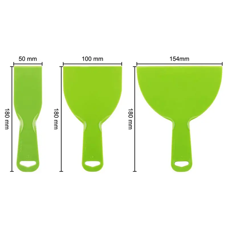 

Набор из 10 пластиковых шпателей для шпатлевки, гибкие скребки для краски, инструменты для заделки, ремонта, наклеивания декалей, работ по стенам