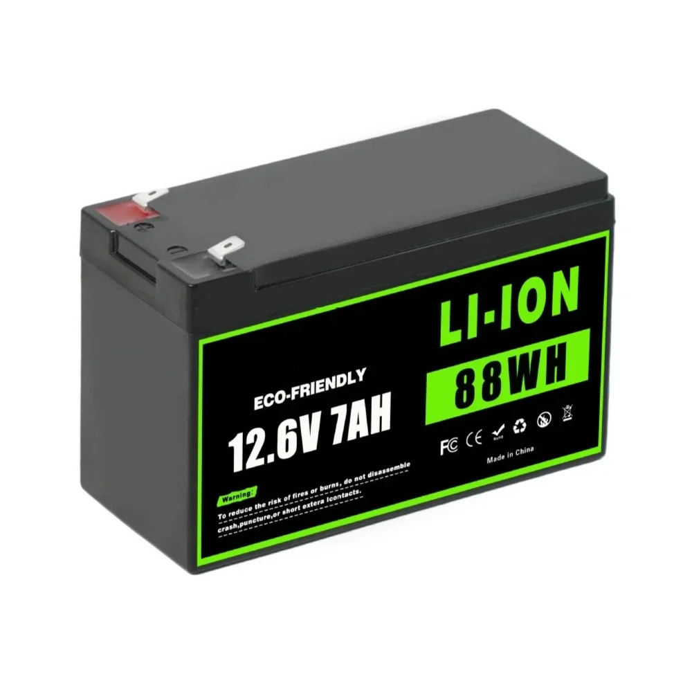 12.6V 7Ah/10Ah/12Ah/18Ah/20Ah 12V Deep Cycle Rechargeable Li-ion Battery 18650 for Solar Energy Storage Emergency Light RV Boat