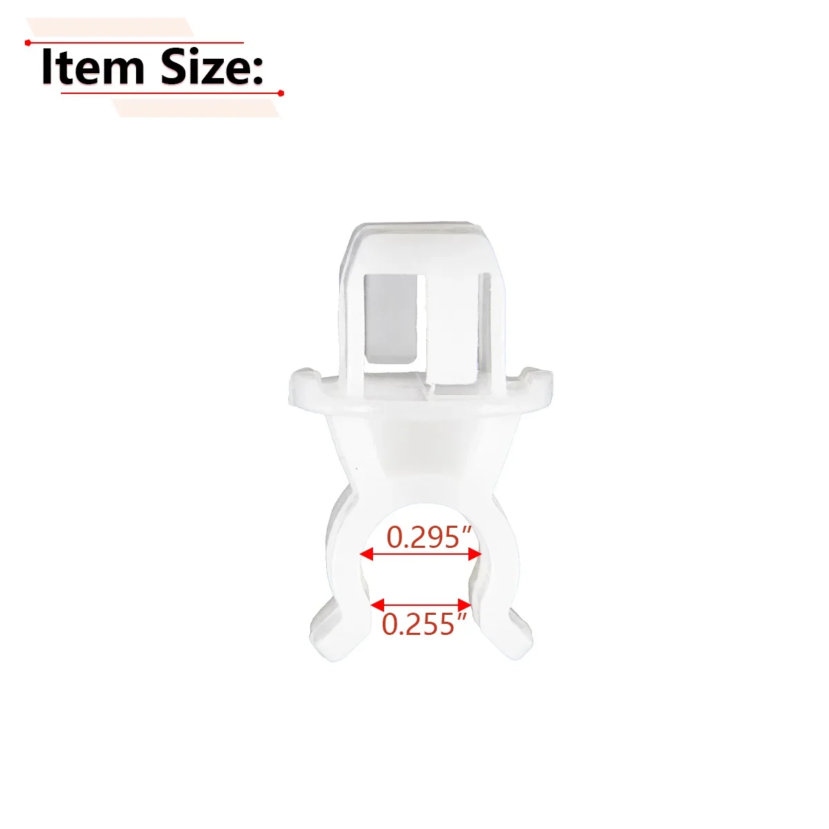 Front Hood Prop Rod Holder Clip for Honda Civic 1992-2000 / Acura Integra 1994-2000 / Del Sol 1993-1997 90672-S01-A01
