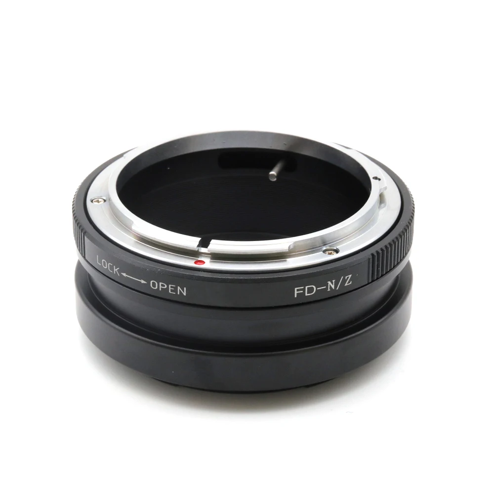 LinGo FD-Nik Z Mount Lens Adapter Ring with Aperture Ring for Canon FD mount Lens to Nik Z mount Camera Z5 ,Z6 ,Z7 ,Z50 etc.