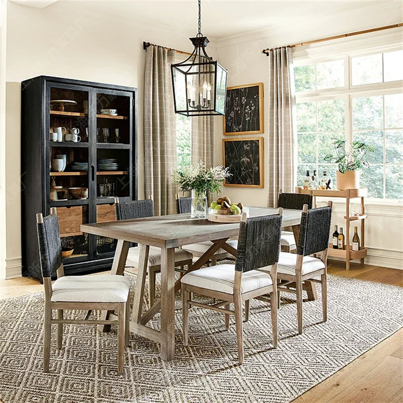 ls 27 Nordic fashion simple solid wood wine cabinet modern display double door glass small apartment side cabinet