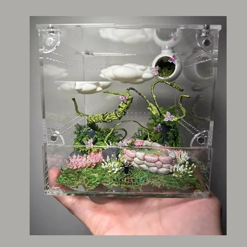 Spider Enclosure Insect Cage with Ventilation Hole Include All Accessories 3D Printed Enclosure