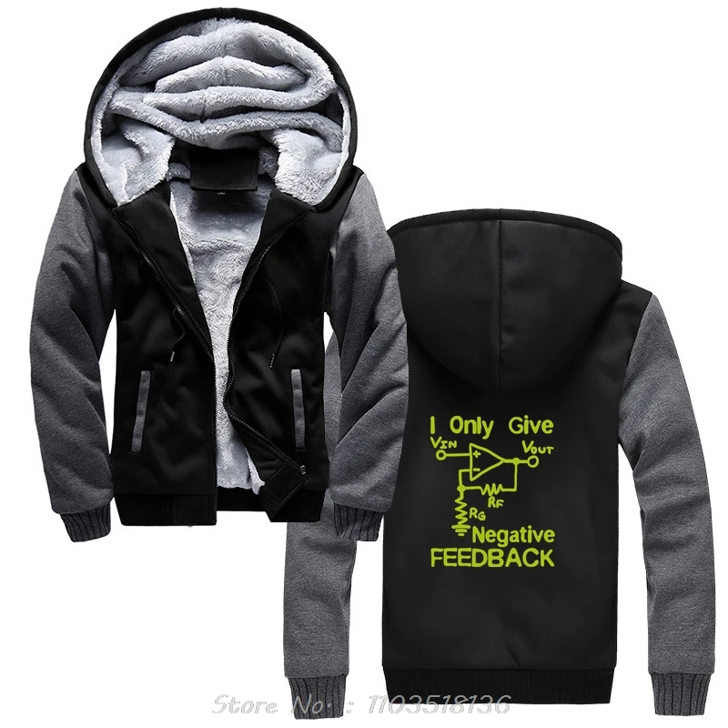 New Funny Cotton Hoodie Cotton Print Tee I Give Negative Feedback Computer Engineer Hoody Clothing Oversized Streetwear Winter