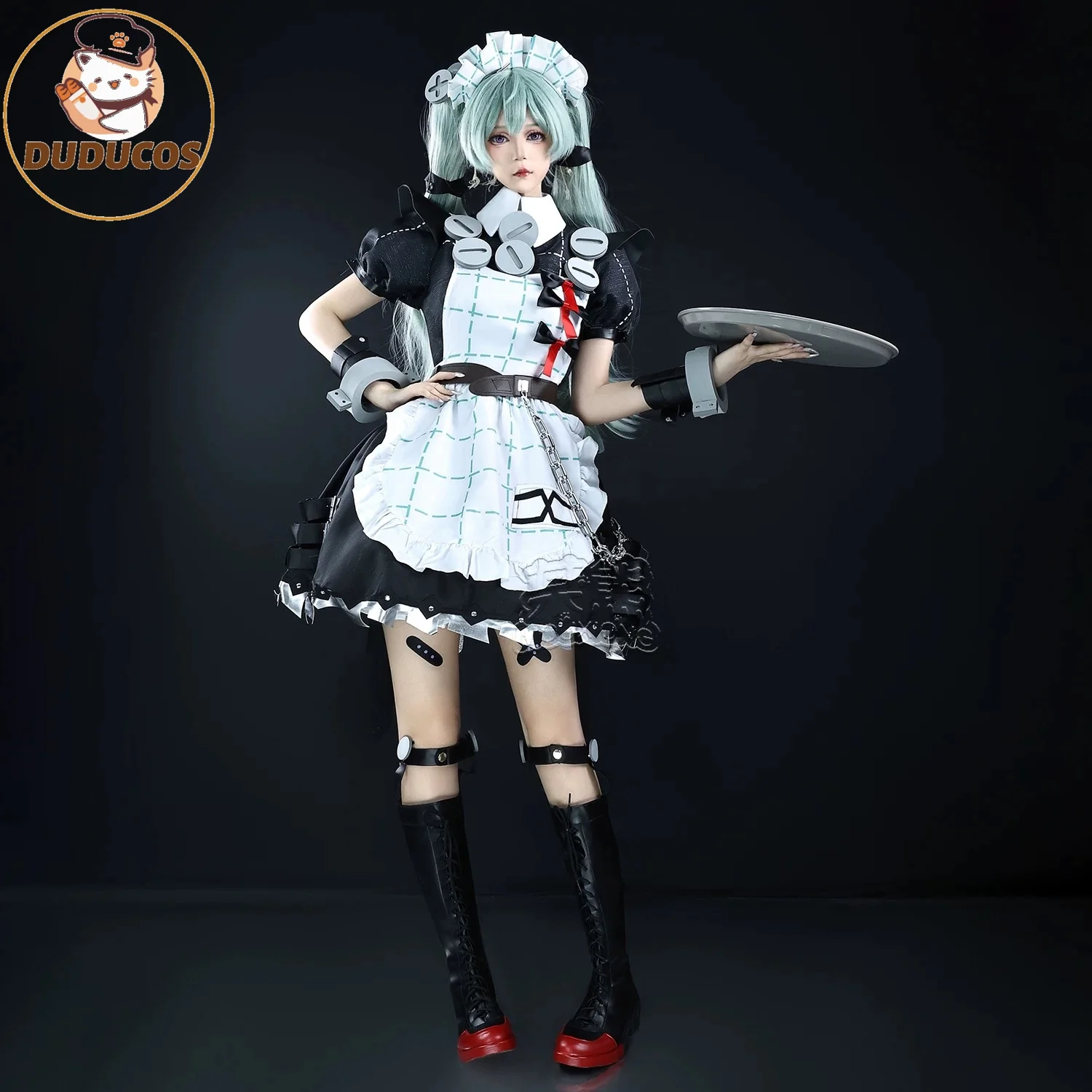 

In Stock Corin Wickes Cosplay Costume Battle Maid Zzz Zenless Zone Zero Корин Векс Full Set Wig Halloween Xmas