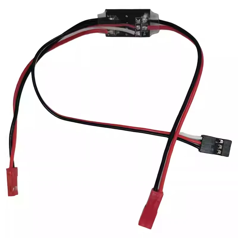 Microcontrolador de velocidad ESC cepillado bidireccional/unidireccional, 1 piezas, 3,2-6,5 V, 1S, 7A, con/sin freno, para coche, barco, modelo de avión teledirigido