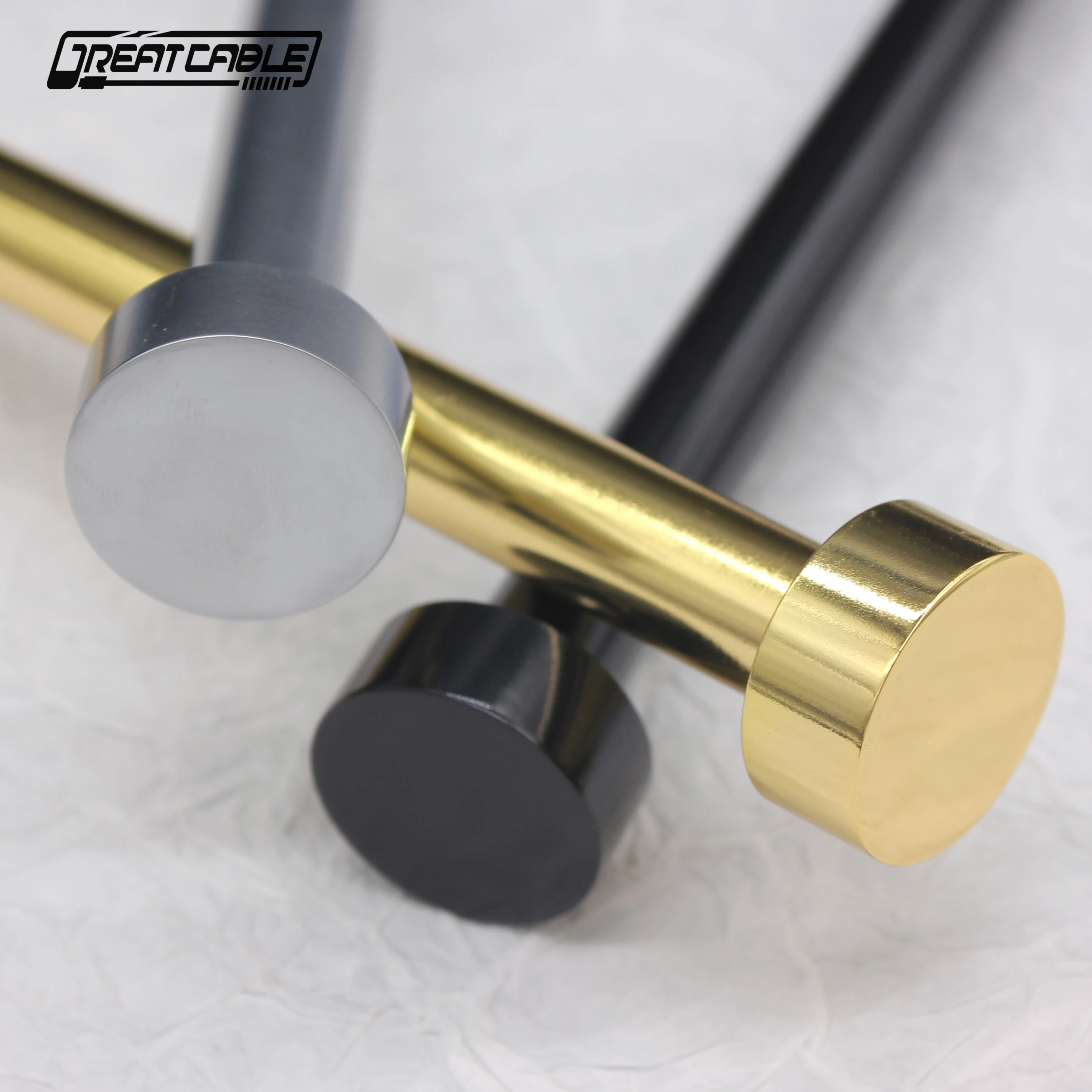 

Coiled Keyboard Cable Weight Rod Reel Stick Cable Color Spraying PlatingOrganizer Protection Rod Coiled Keyboard Cable