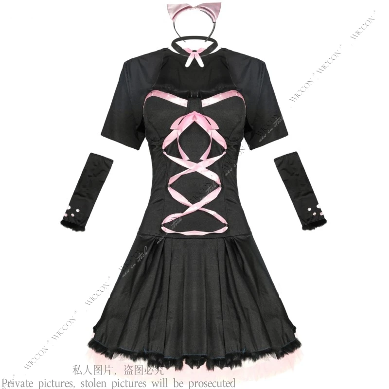 

Сексуальное платье с котом на Хэллоуин, карнавал, для взрослых женщин, ролевая игра, кошка для девочек, черное сексуальное платье для выступлений, наряд для вечеринки, сценический костюм