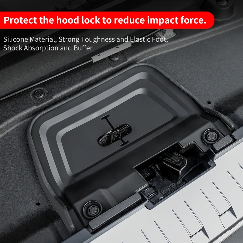 For 2024-2026 Toyota Land Cruiser Prado LC250 LC Car Engine Bay Latch Cover Dustproof Anti-rust Protection Exterior Accessories 3