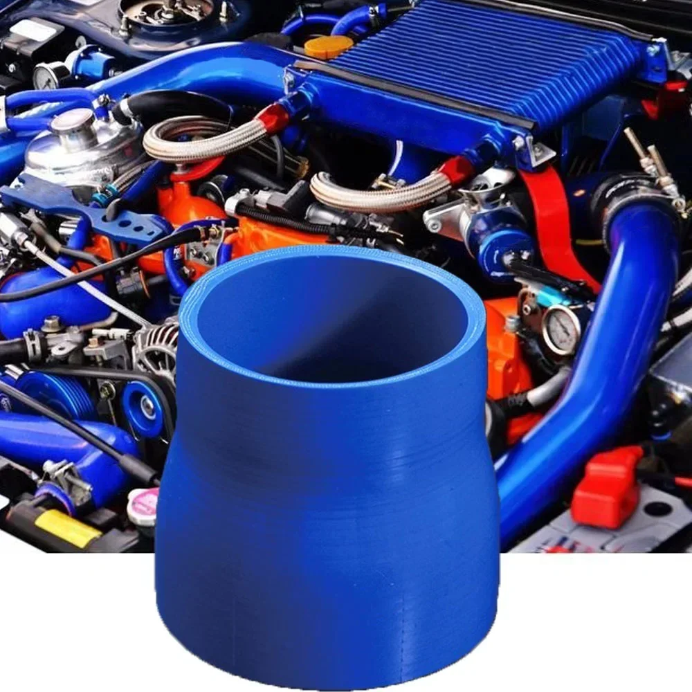 Universal Car Intercooler Intake Pipe 0 Degree Straight Silicone Reducer Hose Coupler 76mm Length Multi Sizes