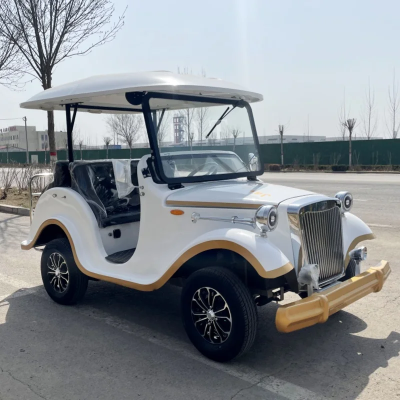 Best Selling Classic Battery Powered Scenic Sightseeing Electric Bus Retro Car 5/11 Seater Mini Tour Antique Vintage Car