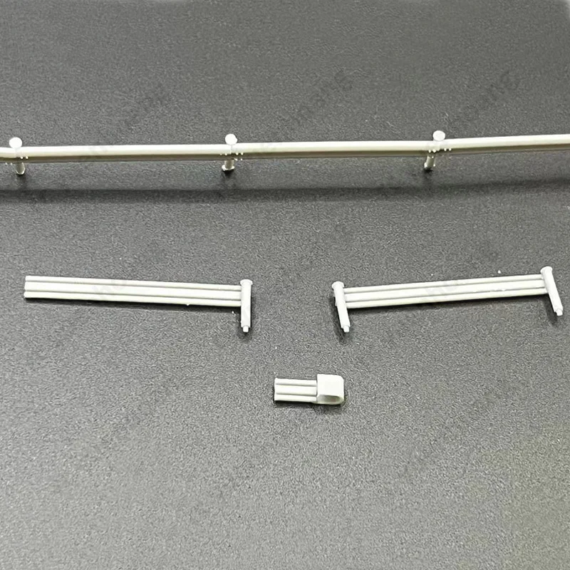 1/64 Schaal Hoge snelheid Vangrail Model Simulatie Hars Snelweg Crash Barrière Scène Constructie Overschilderbare DIY Onderdelen voor RC Auto
