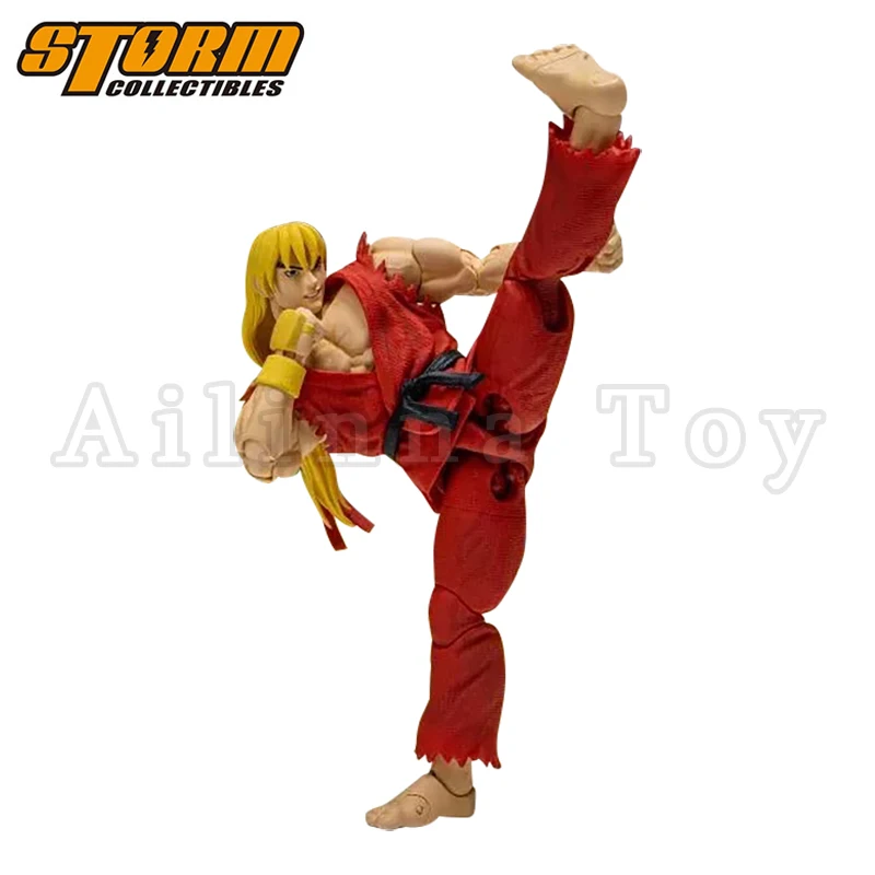 

Storm Collectibles Toys 1/12 7inches Action Figure Street Fighter Alpha 3 Storm Arena Ken Anime Model For Gift