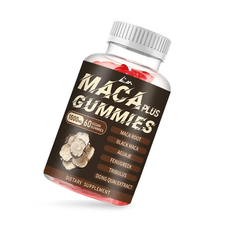 

Macagan gummies for energy support | Vegetarian, non GMO -60 gummies