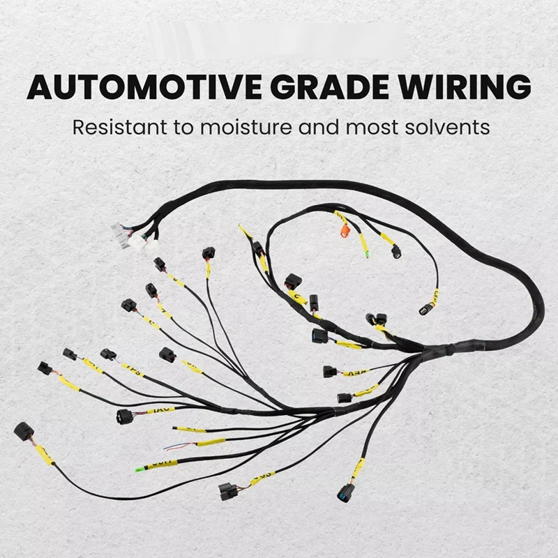 

K20 K24 K-Series Tucked Engine Harness Wire For Honda Acura K-Swap Integra CRX EK EG Civic EP3 01-05 RSX 02-04 EGK20K24