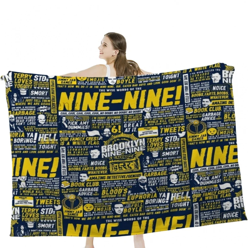 Wise Words of the Nine-Nine Soft Velvet Blanket Lightweight Bed Blanket Home Decor Fleece Blanket