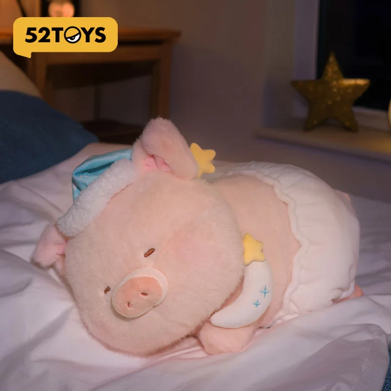 52TOYS LuLu The Piggy SWEET DREAM Plush Toys Doll Cute Anime Figure Desktop Ornaments Gift Collection Throw Pillow Doll Cute