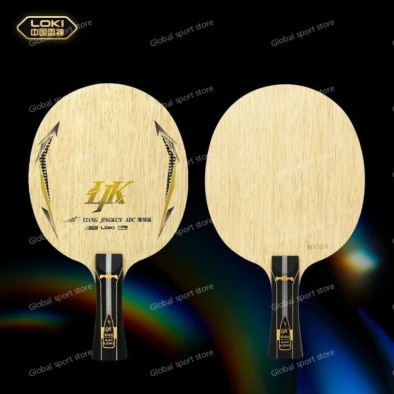 Originele LOKI Liang Jingkun ADC Speciale Tafeltennis Blade Carbon 5 Hout + 2 ARAMID CARBON Ping Pong Racket Arc & Fast Attack