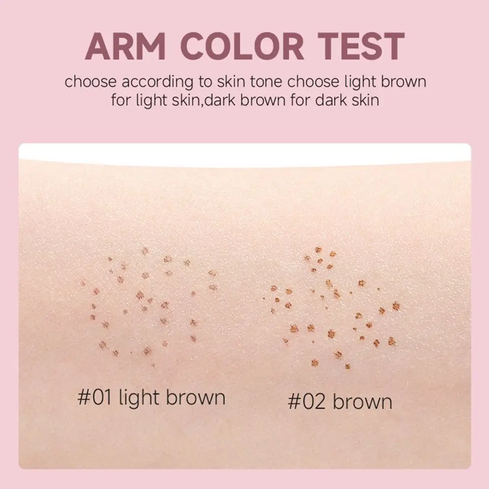 Long Lasting Faux Freckle Stamping Pen Brown Rich Colors Freckles Waterproof Freckle Pen Vegan Sweat-proof Drawing Freckles