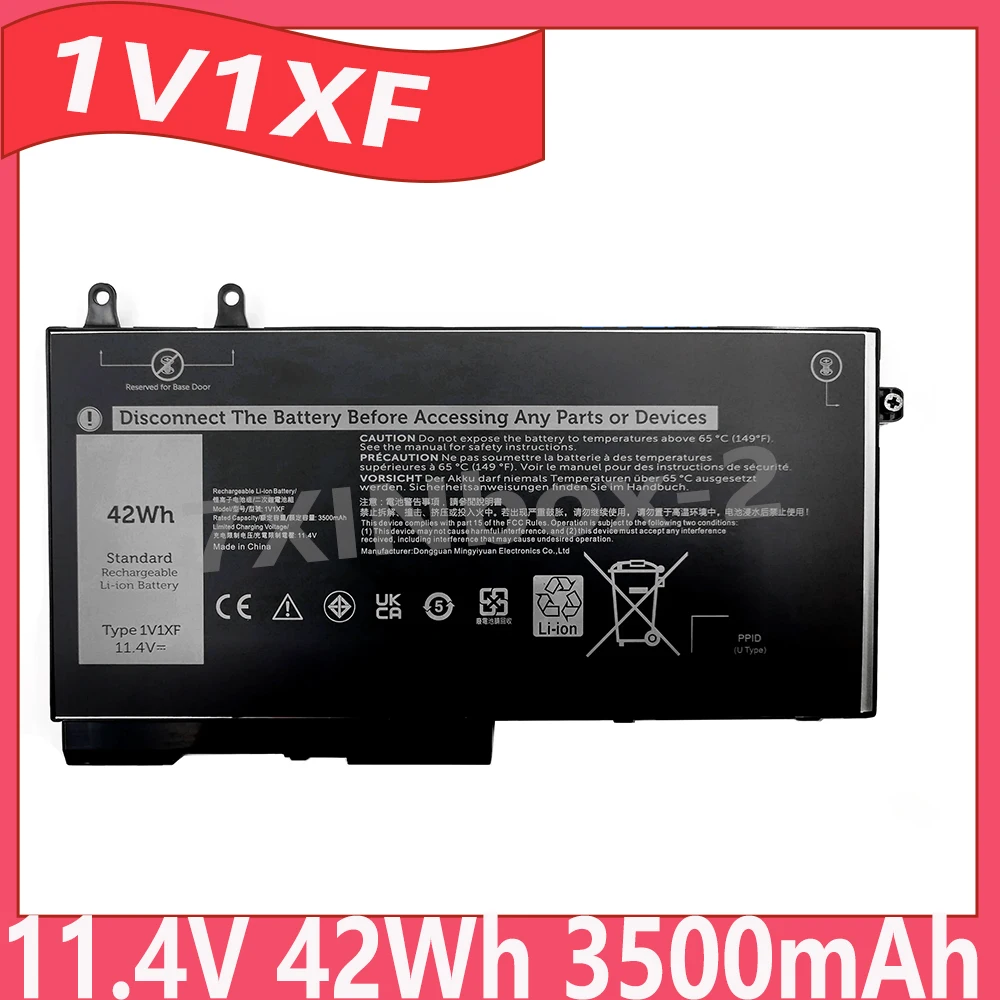 

1V1XF 4GVMP 11,4 В 42 Втч 3500 мАч Аккумулятор для ноутбука Dell Precision 3540 3550 M3540 M3550 Latitude 5400 5410 5500 5510 E5500 Ins