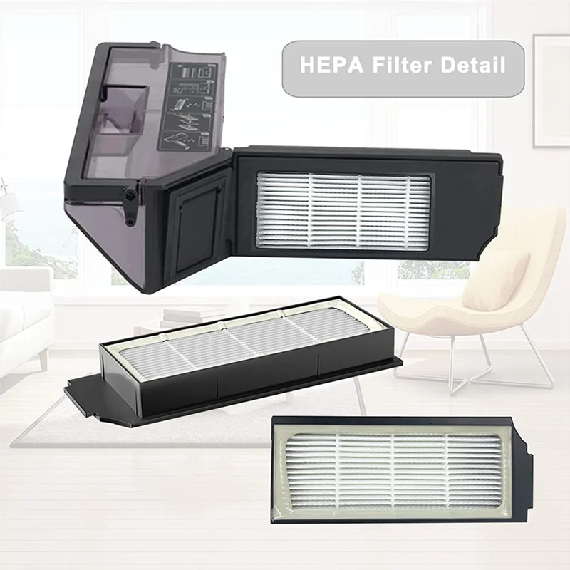 L65A Accessories for Ecovacs Deebot X1 Omni / X1 Turbo / X1 and X1 Plus Vacuum Cleaner Main Brush Filter