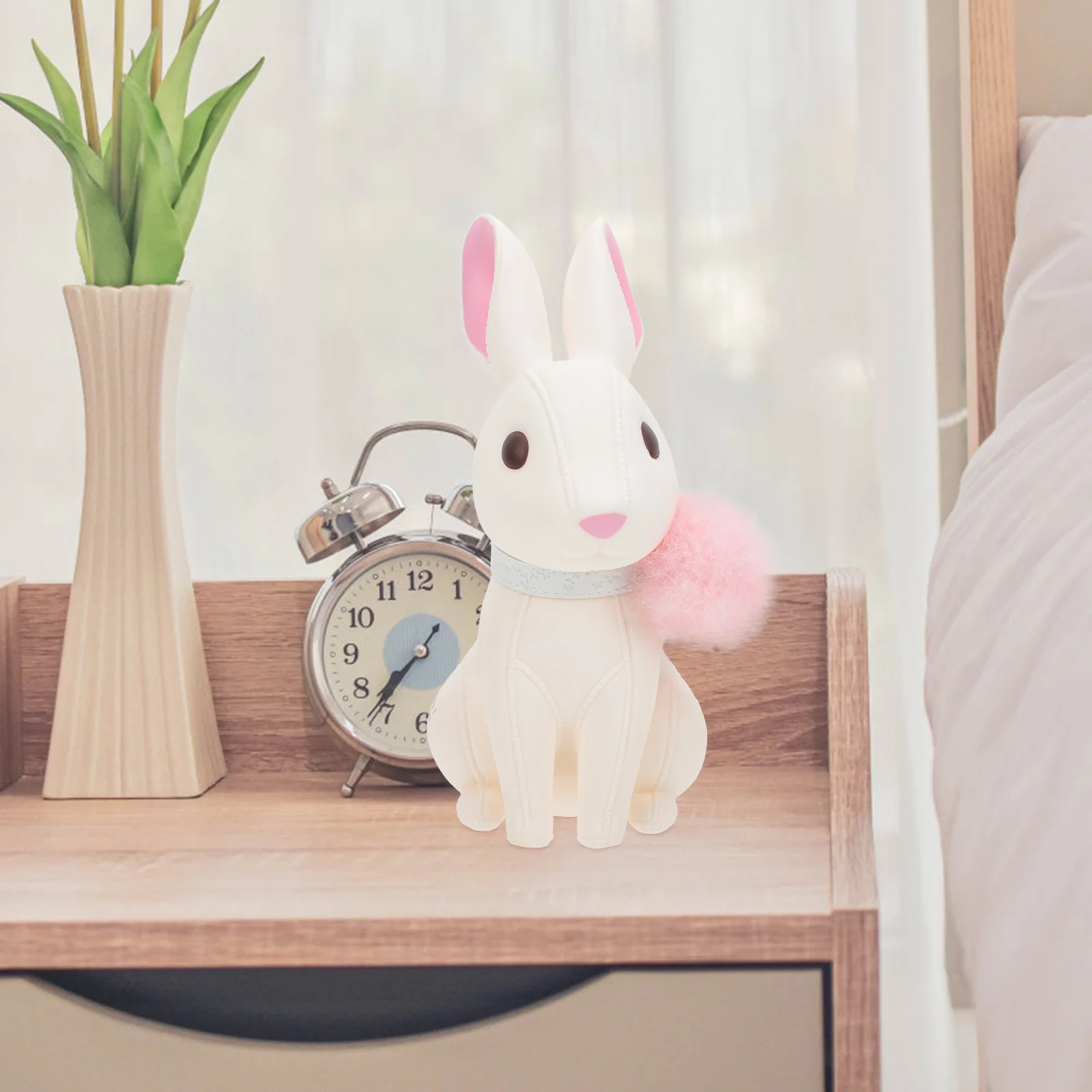 Cartoon Konijn Spaarpot Kids Bunny Munt Bank Voor Pasen Dier Geldbesparende Pot Desktop Decor Student Gift Creatieve Pasen