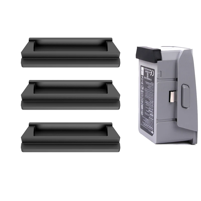 防塵バッテリーカバー,金属製コンタクトカバー,シリコンカバー,ドローン用アクセサリーdji mavic air 2s,3個
