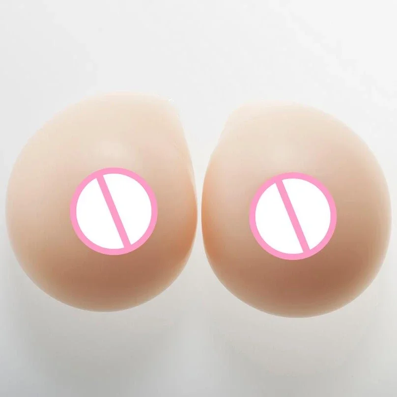 1800g Silicone Breast Non Self-adhesive Silicone Breast Droplet Type Aggregation and Enlargement of Chest Prosthesis