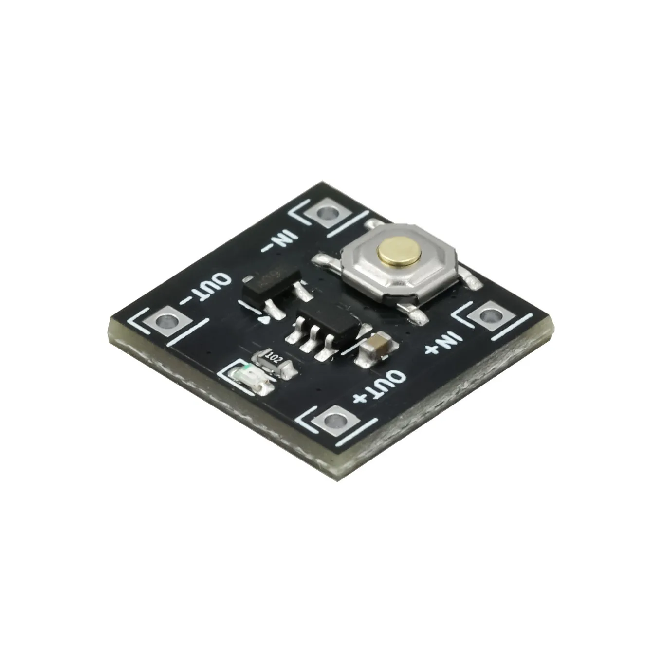 1pc Single Bond Button Bistable Switch Module 2.2-5V 0.5uA Continuous Load 2A Low Power Micro One Key Switch YR-1006