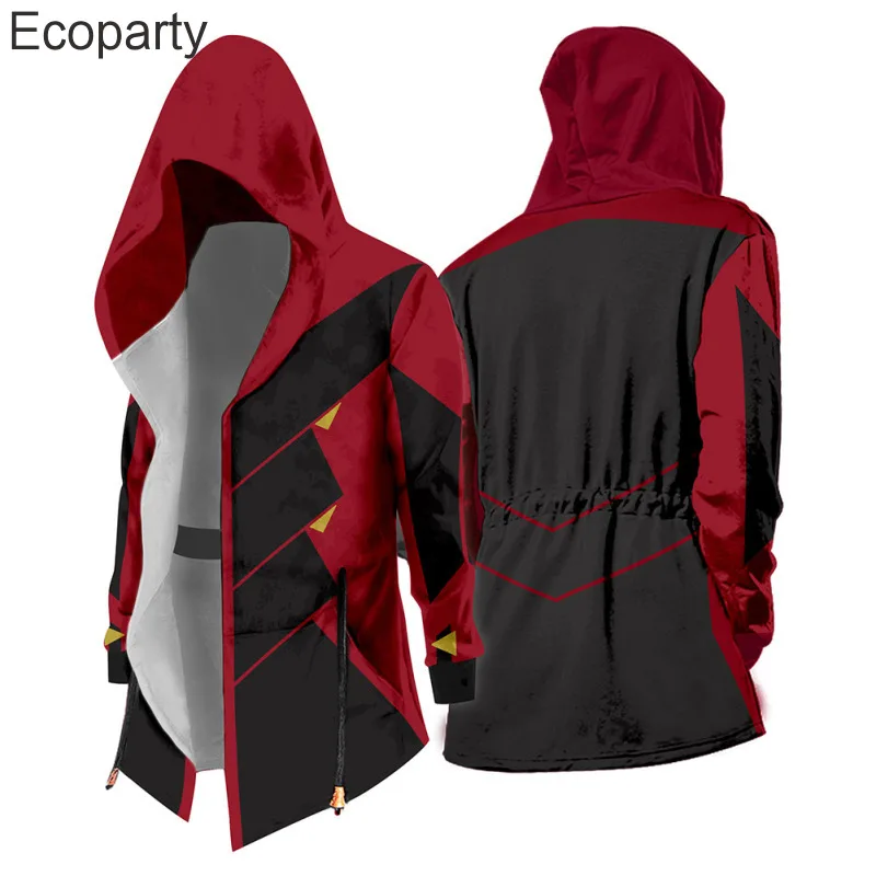 New Hedgehog Dr Eggman Ivo Robotnik Cosplay Hooded Sweatshirt Men Women Spring Autumn Long Sleeve 3D Printed Coat Leisure Jacket