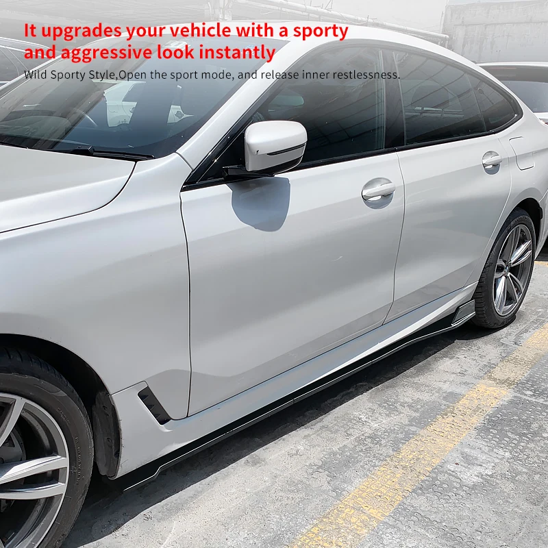 For BMW 6 Series GT G32 630i 640i 2017-2022 Car Exterior Accessories Side Skirt Extension Splitter Winglet Side Wing Bumper Lip