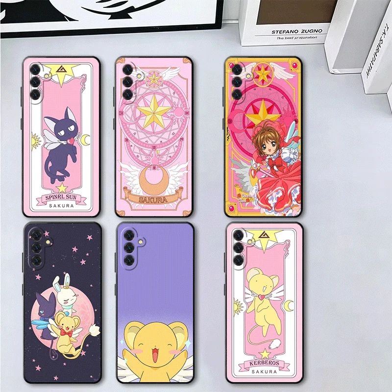Cardcaptor Sakura Cute Girl Soft Phone Case for Samsung A17 A37 A57 A16 A26 A36 A56 A15 A25 A35 A55 A14 A24 A34 A54 A13 A23 A33