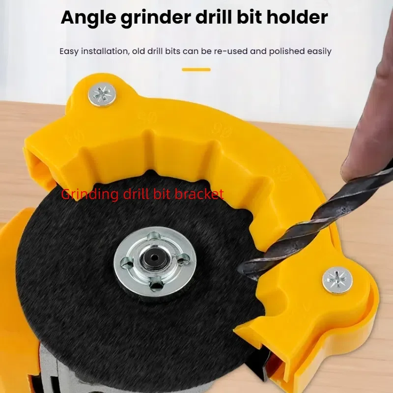 4-12mm Portable Bit Grinding Sharpener Multipurpose Drill Polishing Tool Household Angle Grinder Grinding assistant Tools